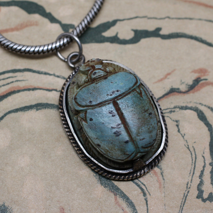 Ancient Egyptian Scarab Pendant