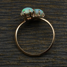 Opal 'Moi et Toi' Bypass Ring c1900