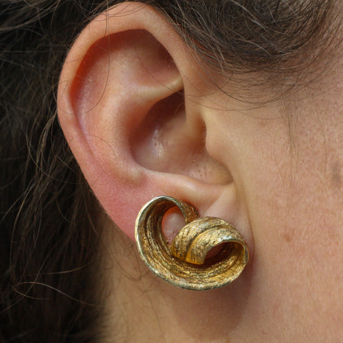 1930-50 14k Swirl Earrings
