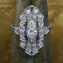 Deco Marquise Diamond Dinner Ring