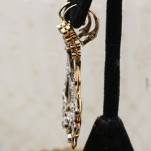 1930s Diamond Drop Chandelier Earrings