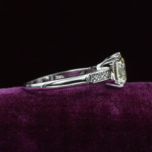 1940s Two Carat Fishtail Prong Solitaire