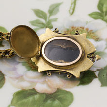 Victorian Handmade 14k Cameo Locket