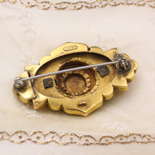 Victorian Gold and Pearl Brooch c1870