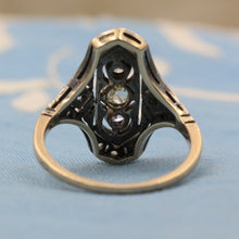 c1870 Diamond Two-tone Dinner Ring