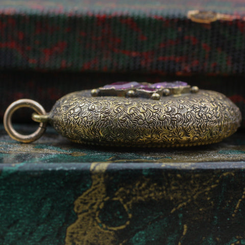 Victorian Amethyst Memorial Locket