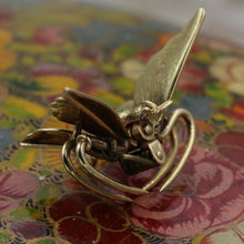 c1885 Rare Demantoid Garnet Butterfly Clip-pin