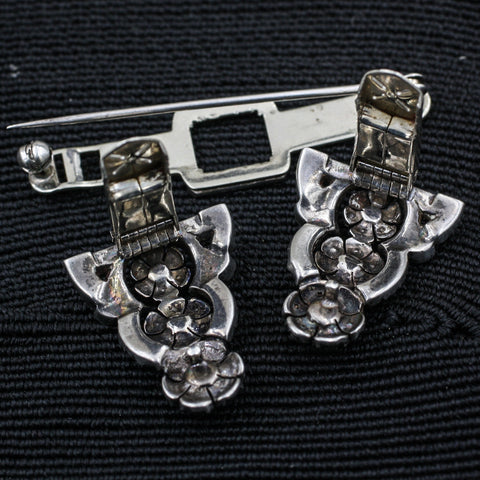 c1940 Paste Sterling Duette