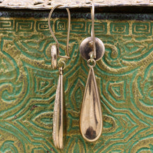c1870 10k Taille d'Epergné Drop Earrings