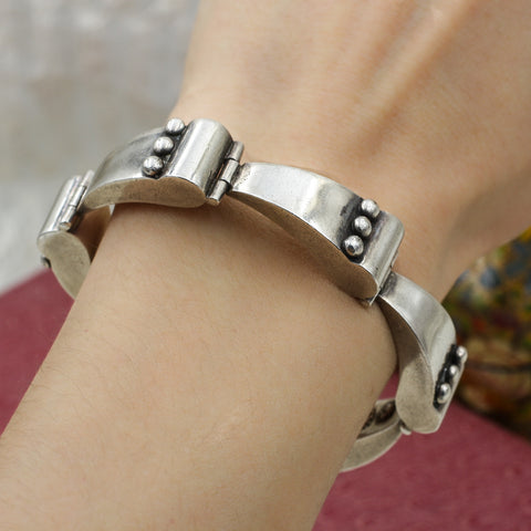 1950s Reveri Taxco Sterling Bracelet