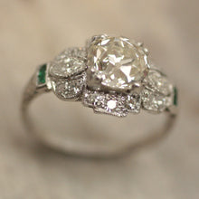 Circa 1920 2.10ct. Diamond Platinum Ring