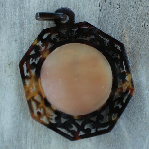 Circa 1870 Cameo in Tortoise Shell Frame