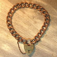 Circa 1898 9K Birmingham Heart Bracelet