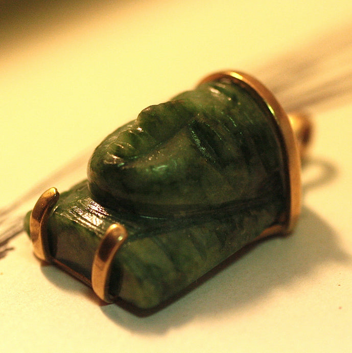 Dyed Onyx Pharaoh head Pendant