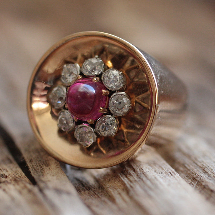 18K Burmese Ruby Ring