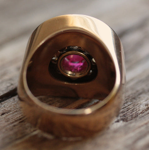 18K Burmese Ruby Ring