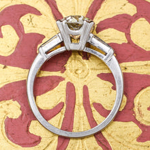 1940s Handmade Platinum 1.81 carat Old European Cut Diamond Ring