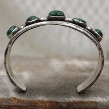 c1970 Navajo Turquoise Cuff by Morty Johnson
