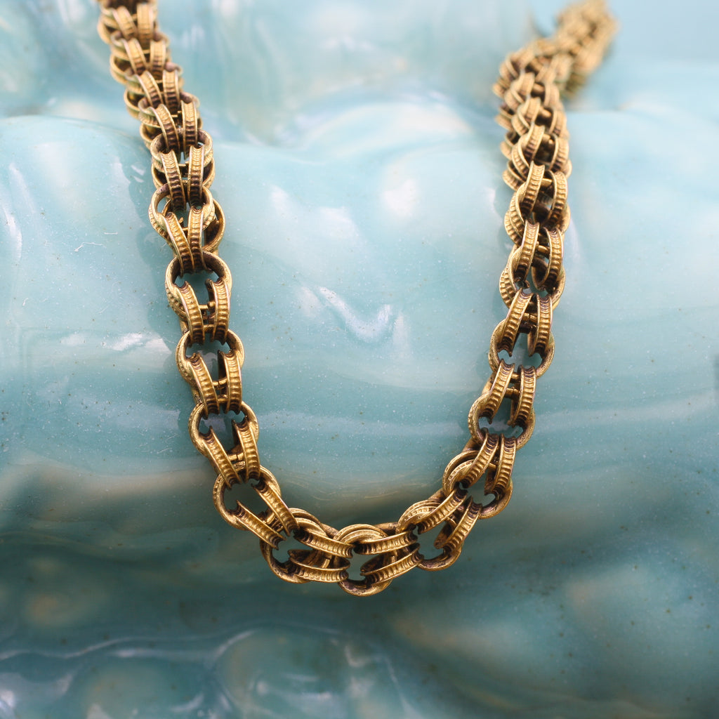 Victorian Double Cable Link Chain – Pippin Vintage Jewelry