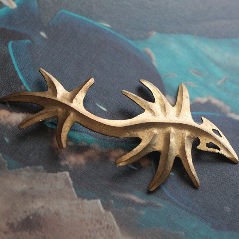 Circa 1980's Herve Van Der Straeten Fish Pin – Pippin Vintage Jewelry