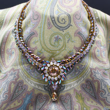 Schreiner Crystal Statement Necklace c1950