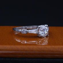 .92 Carat Old European Cut Diamond Platinum Ring c1920