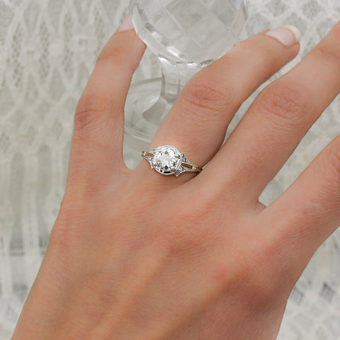 c1900 Edwardian Two-tone Diamond Ring