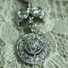 Circa 1920's Platinum & Diamond Necklace