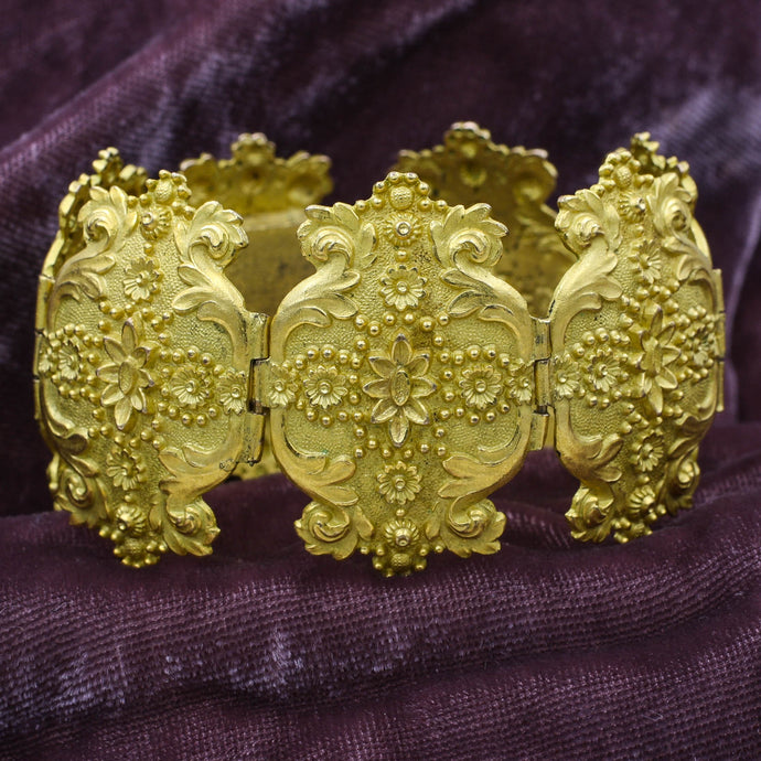 c1800 Georgian Pinchbeck Bracelet