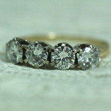 Circa 1950 14K diamond ring