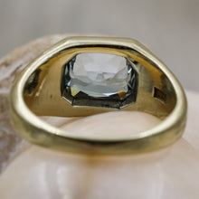 1930s-50s Handmade 4 Carat Aquamarine Ring