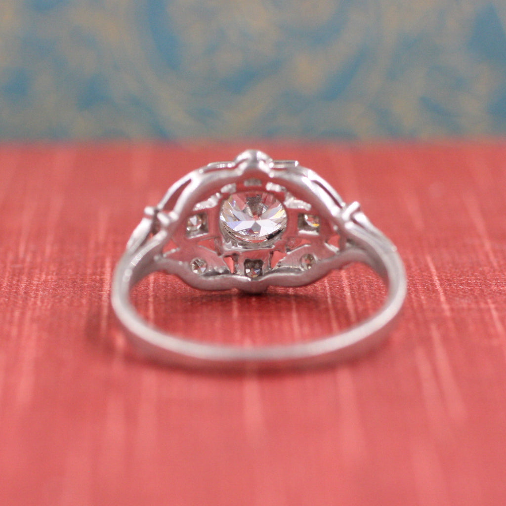 Ring Without Color Colorless Diamond Ring c1920 – Pippin Vintage Jewelry