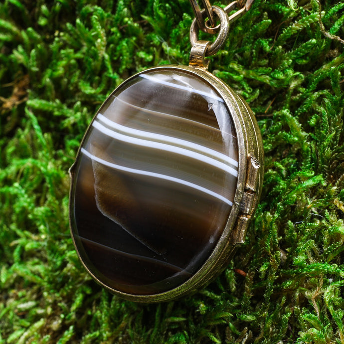 c1900 Scottish Agate Locket