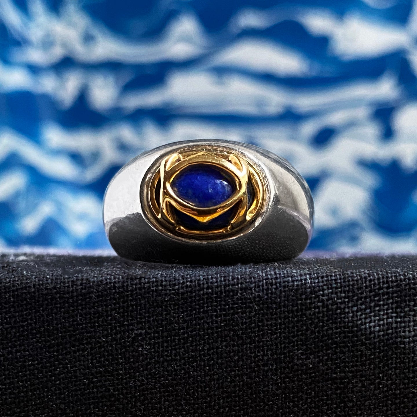 Lapis Ring by Cartier c1980