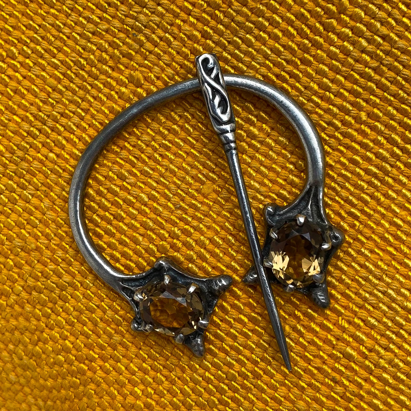 Cairngorm Citrine Kilt Pin c1834