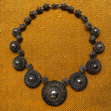 Siam Sterling Cannetille Necklace c1950