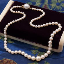 Graduated Pearls with Mabe Clasp