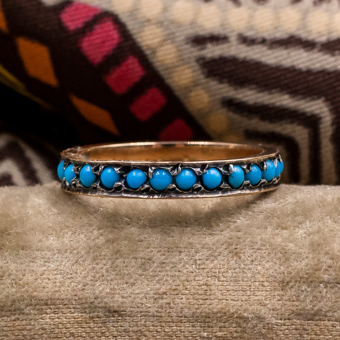 Persian Turquoise Eternity Band c1930