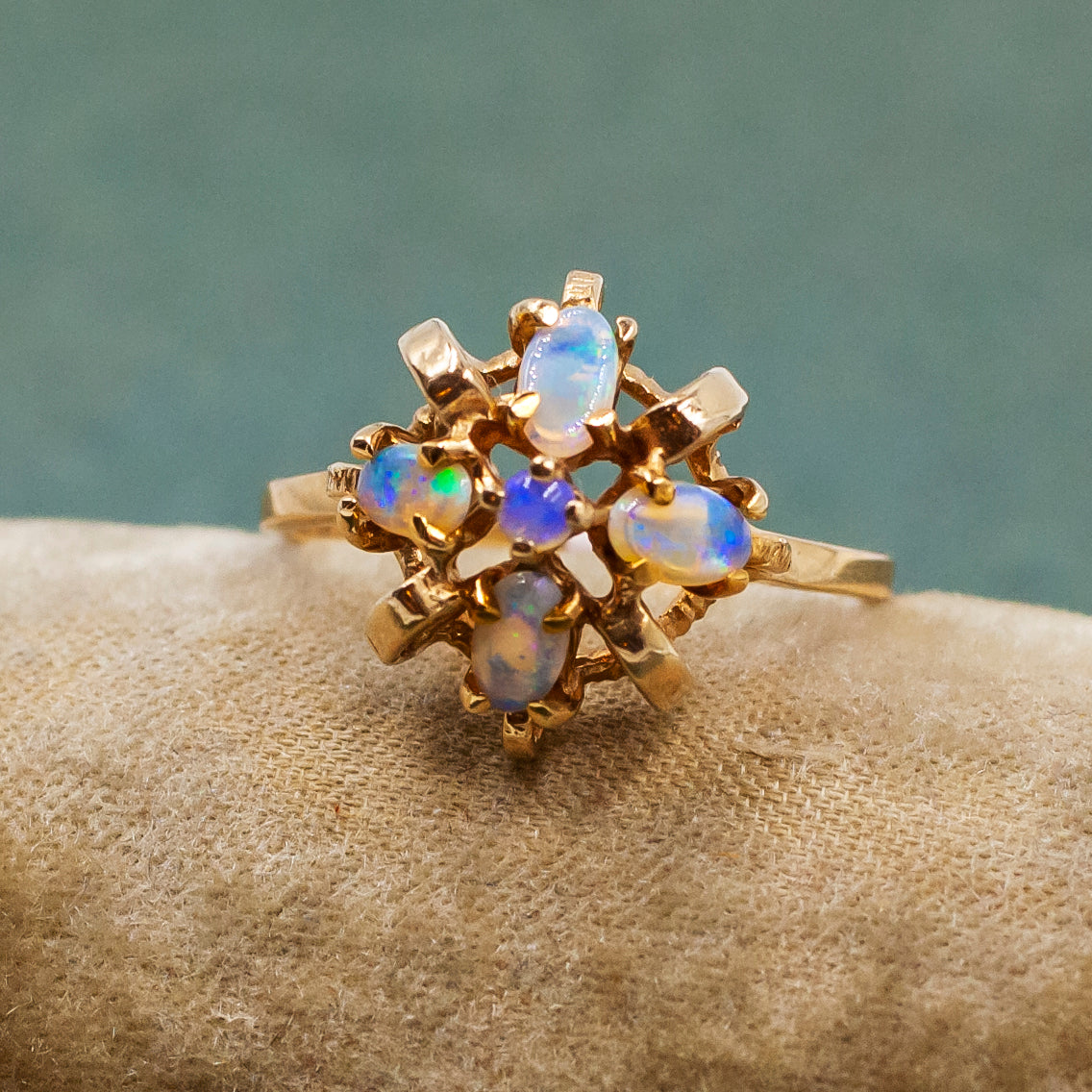 Opal Cocktail Ring c1980