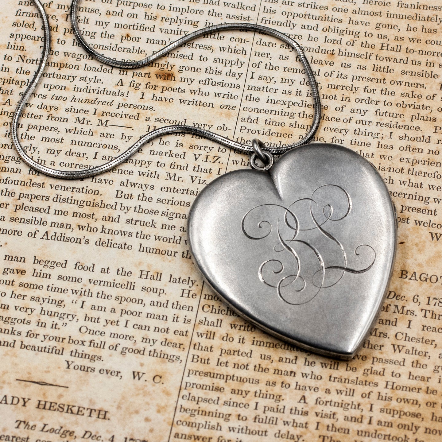 Oversized Heart Locket c1910