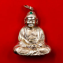 Emerald and Gold Buddha Charm