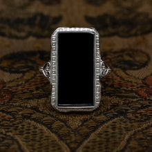 Onyx Cocktail Ring c1900