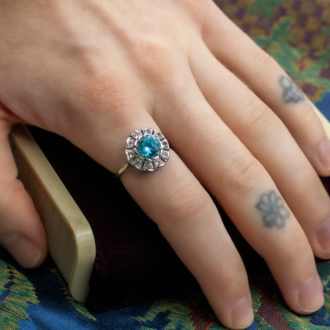 Blue Spinel Ring c1950
