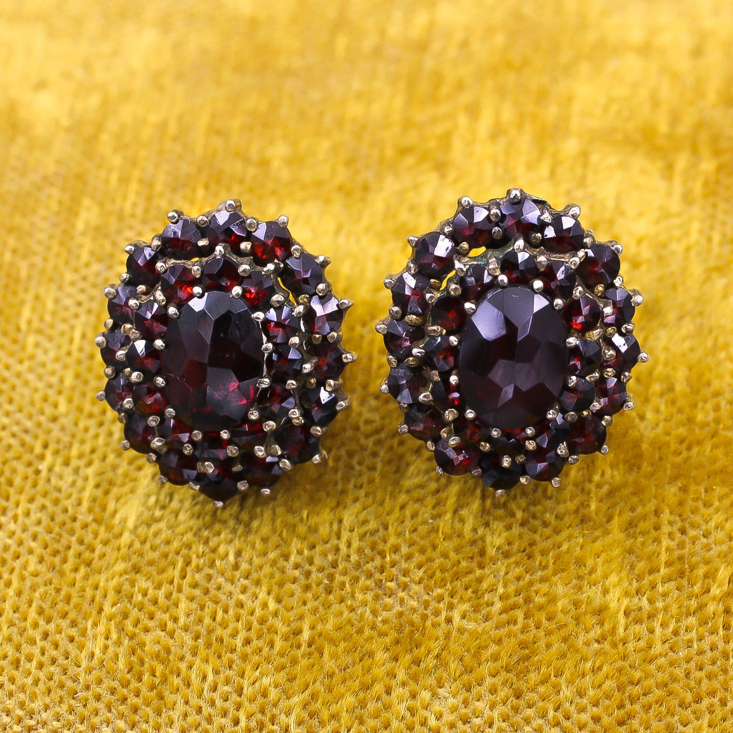 Bohemian Garnet Earrings