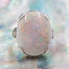 Ten Carat Opal in Filigree Ring c1920