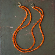 Mexican Fire Opal Bead Necklace